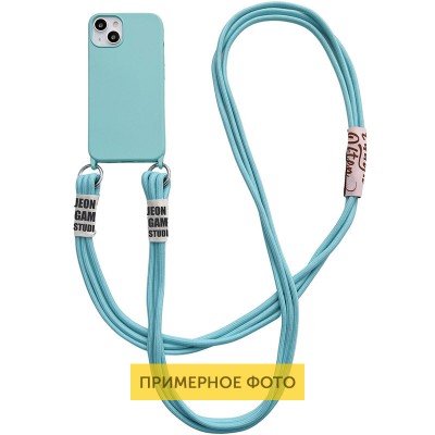 Чехол TPU two straps California для Apple iPhone 11 Pro Max (6.5") Бирюзовый / Marine Green