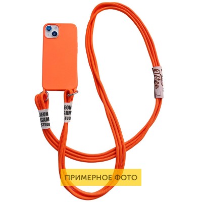 Чехол TPU two straps California для Apple iPhone 13 Pro Max (6.7") Оранжевый