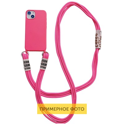 Чехол TPU two straps California для Apple iPhone 13 Pro Max (6.7") Розовый Чехол TPU two straps California для Apple iPhone 13 Pro Max (6.7") Розовый