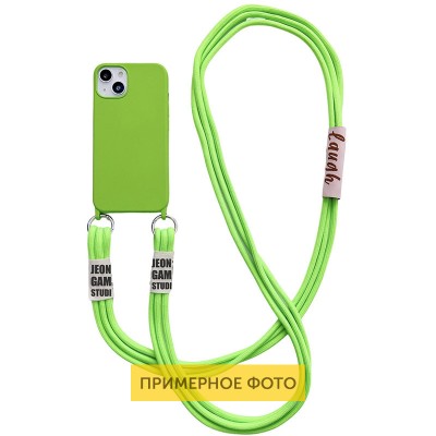 Чехол TPU two straps California для Apple iPhone 13 Pro Max (6.7") Салатовый Чехол TPU two straps California для Apple iPhone 13 Pro Max (6.7") Салатовый