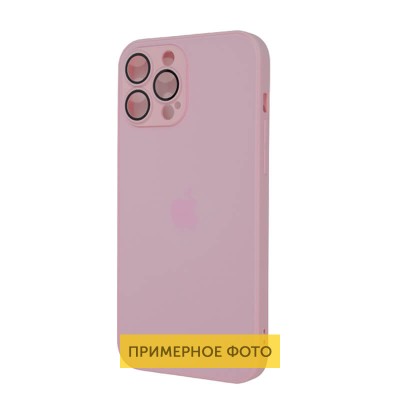 Чехол TPU+Glass Sapphire matte case для Apple iPhone 12 (6.1") Chanel Pink