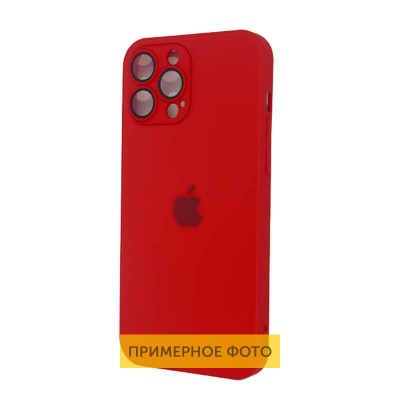 Чехол TPU+Glass Sapphire matte case для Apple iPhone 12 (6.1") Cola Red