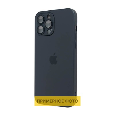 Чехол TPU+Glass Sapphire matte case для Apple iPhone 12 (6.1") Graphite Black