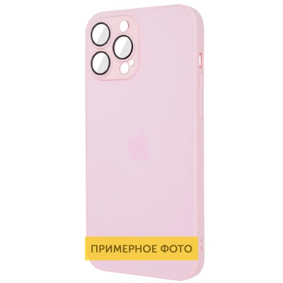 Чехол TPU+Glass Sapphire matte case для Apple iPhone 14 (6.1") Chanel Pink