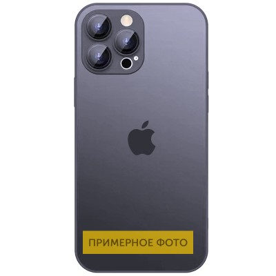 Чехол TPU+Glass Sapphire matte case для Apple iPhone 14 (6.1") Graphite Black