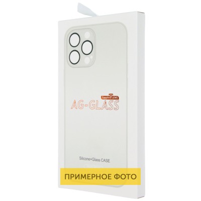 Чехол TPU+Glass Sapphire matte case для Apple iPhone 14 (6.1") Pearly White