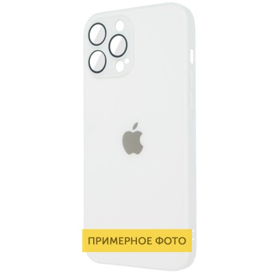 Чехол TPU+Glass Sapphire matte case для Apple iPhone 14 (6.1") Pearly White