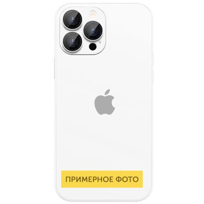 Чехол TPU+Glass Sapphire matte case для Apple iPhone 14 (6.1") Pearly White