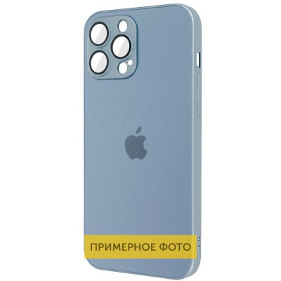 Чехол TPU+Glass Sapphire matte case для Apple iPhone 14 (6.1") Sierra Blue