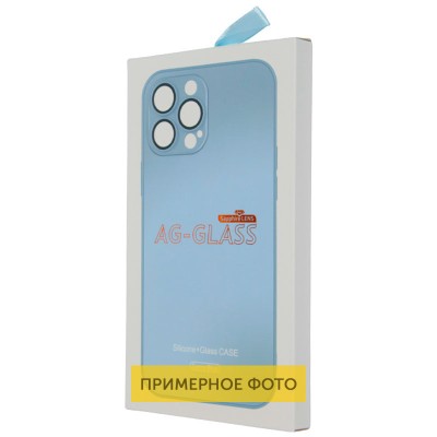 Чехол TPU+Glass Sapphire matte case для Apple iPhone 14 (6.1") Sierra Blue