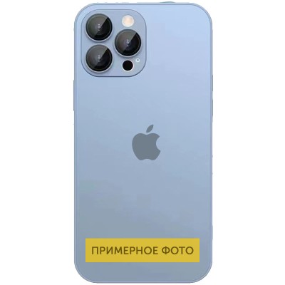 Чехол TPU+Glass Sapphire matte case для Apple iPhone 14 (6.1") Sierra Blue