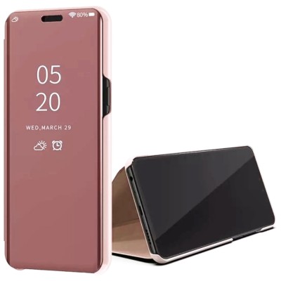 Чехол-книжка Clear View Standing Cover для Realme C11 Rose Gold