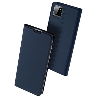 Чехол-книжка Dux Ducis с карманом для визиток для Realme C11 (2021) / C20 Синий