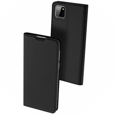 Чехол-книжка Dux Ducis с карманом для визиток для Realme C11 (2021) / C20 Черный