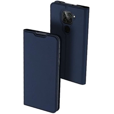 Чехол-книжка Dux Ducis с карманом для визиток для Xiaomi Redmi Note 9 / Redmi 10X Синий