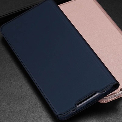 Чехол-книжка Dux Ducis с карманом для визиток для Xiaomi Redmi Note 9 / Redmi 10X Синий