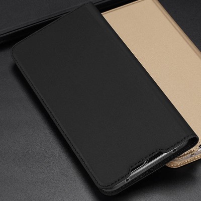 Чехол-книжка Dux Ducis с карманом для визиток для Xiaomi Redmi Note 9 / Redmi 10X Черный