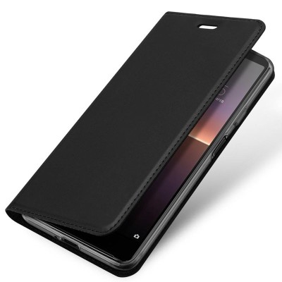 Чехол-книжка Dux Ducis с карманом для визиток для Xiaomi Redmi Note 9 / Redmi 10X Черный