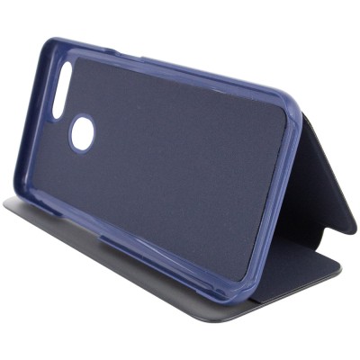 Чехол-книжка Smart View Cover для Oppo A5s / Oppo A12 Синий / Светлое окошко