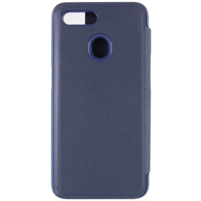 Чехол-книжка Smart View Cover для Oppo A5s / Oppo A12 Синий / Светлое окошко