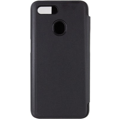 Чехол-книжка Smart View Cover для Oppo A5s / Oppo A12 Черный / Светлое окошко