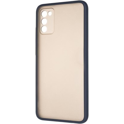 Чехол-накладка Samsung A02s (A025-2021) Gelius Bumper Mat Case Blue