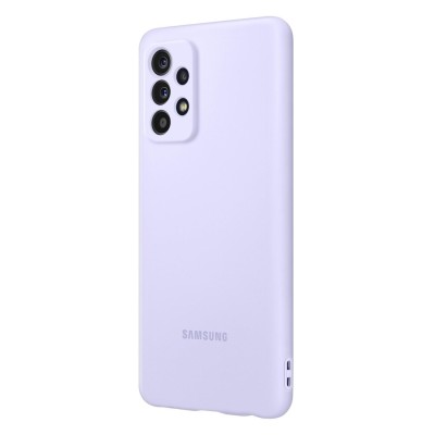 Чехол-накладка Samsung A52 2021 Silicone Cover EF-PA525TVEGRU Violet