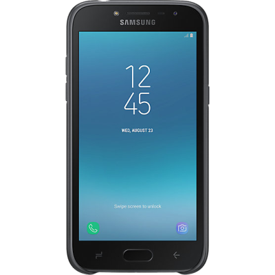 Чехол-накладка Samsung J2 2018 Dual Layer Cover Black (EF-PJ250CBEGRU)