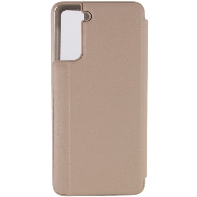 Чохол-книжка Smart View Cover для Samsung Galaxy S21 Золотой / Светлое окошко