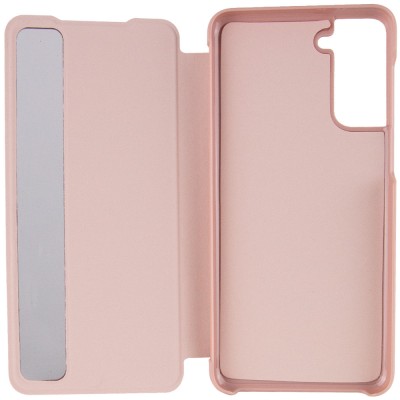 Чохол-книжка Smart View Cover для Samsung Galaxy S21 Розовый / Светлое окошко