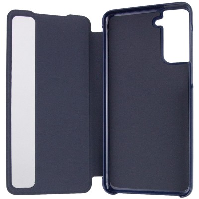 Чохол-книжка Smart View Cover для Samsung Galaxy S21 Синий / Светлое окошко