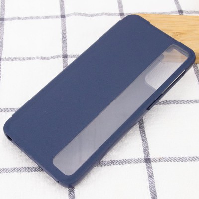 Чохол-книжка Smart View Cover для Samsung Galaxy S21 Синий / Светлое окошко