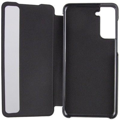 Чохол-книжка Smart View Cover для Samsung Galaxy S21 Черный / Светлое окошко
