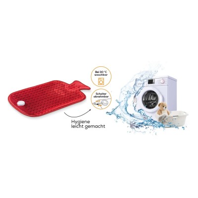 Купити Электрогрелка Beurer традиционная форма, 30х50см, 100Вт, 3 режима, микроволокно, крассный (HK_44)