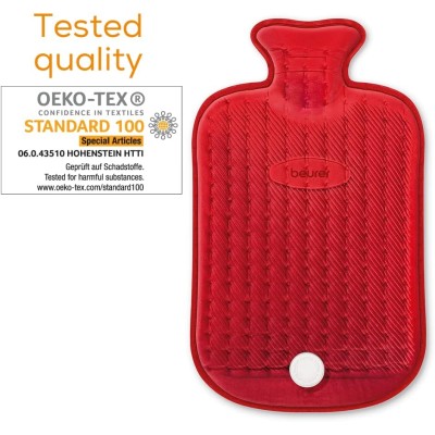 Купити Электрогрелка Beurer традиционная форма, 30х50см, 100Вт, 3 режима, микроволокно, крассный (HK_44)