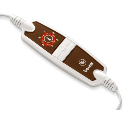 Купити Электрогрелка Beurer, 34х47см, 100Вт, 6 режима, микроволокно, коричневый (HK_115)