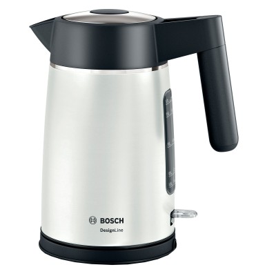 Электрочайник Bosch, 1.7л, металл, белый (TWK5P471)