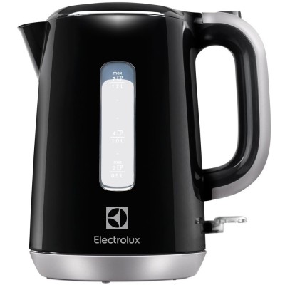 Электрочайник Electrolux 1.7л, Strix, пластик, черный (EEWA3300)