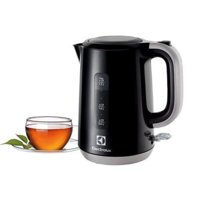 Электрочайник Electrolux 1.7л, Strix, пластик, черный (EEWA3300)