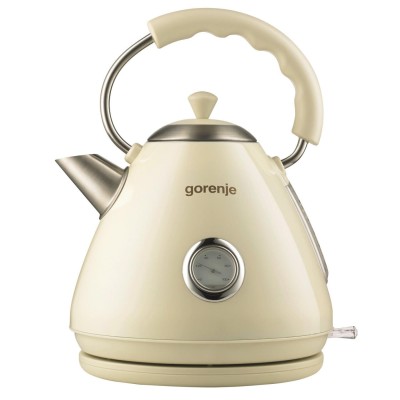 Электрочайник Gorenje 1.7л, пластик, бежевый (K17CLI)