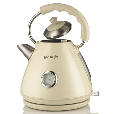 Электрочайник Gorenje 1.7л, пластик, бежевый (K17CLI)