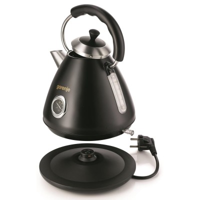 Электрочайник Gorenje 1.7л, пластик, черный (K17CLBK)