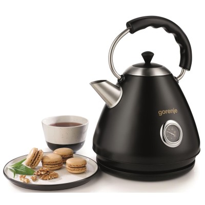 Электрочайник Gorenje 1.7л, пластик, черный (K17CLBK)