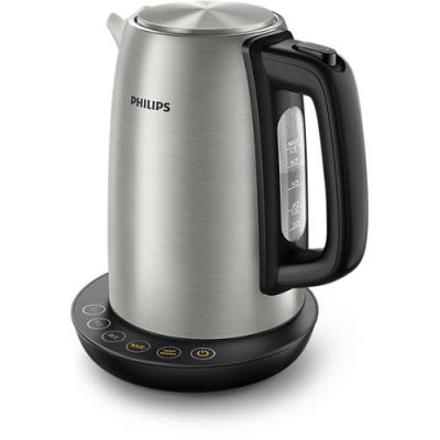 Купити Электрочайник Philips Avance Collection 1.7л, 4 темп.режима, металл (HD9359/90)