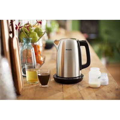 Купити Электрочайник Philips Avance Collection 1.7л, 4 темп.режима, металл (HD9359/90)