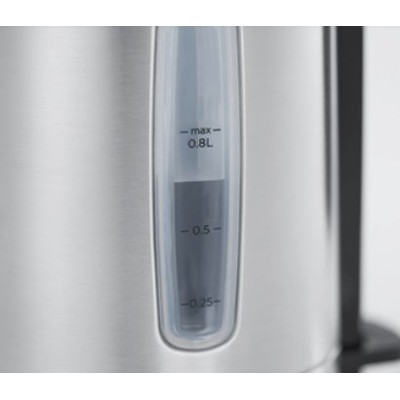 Электрочайник Russell Hobbs Compact Home 0.8л, металл, подсветка, серебристо-черный (24190-70)