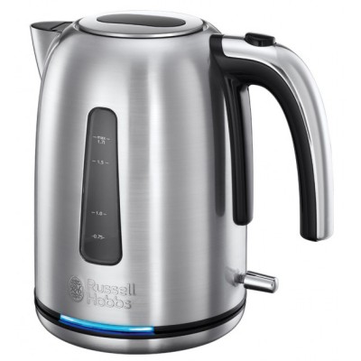 Купити Электрочайник Russell Hobbs Velocity, 1.7л, металл, подсветка, серебристо-черный (23940-70)