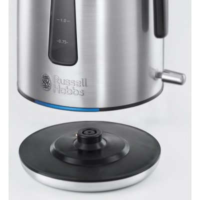 Купити Электрочайник Russell Hobbs Velocity, 1.7л, металл, подсветка, серебристо-черный (23940-70)