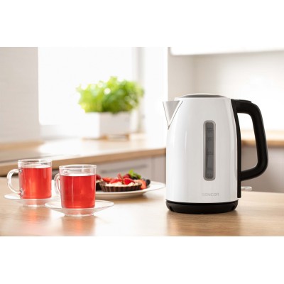 Электрочайник Sencor 1.7л, Strix, металл, белый матовый (SWK7000WH)