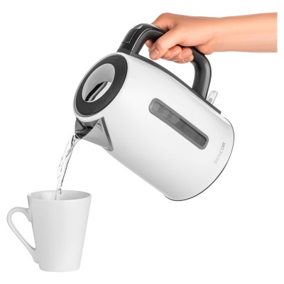 Электрочайник Sencor 1.7л, Strix, металл, белый матовый (SWK7000WH)